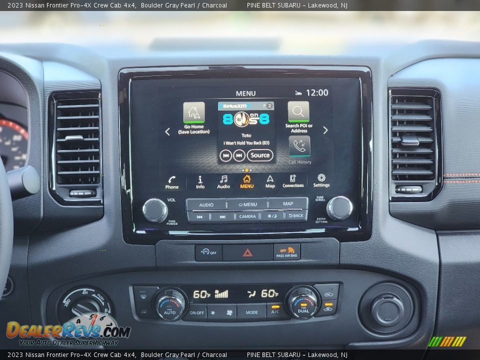 Controls of 2023 Nissan Frontier Pro-4X Crew Cab 4x4 Photo #3