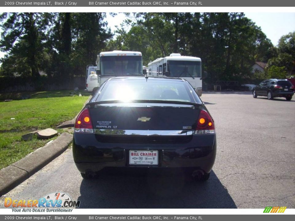 2009 Chevrolet Impala LT Black / Gray Photo #4