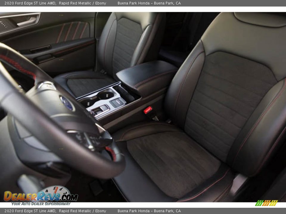 Front Seat of 2020 Ford Edge ST Line AWD Photo #16