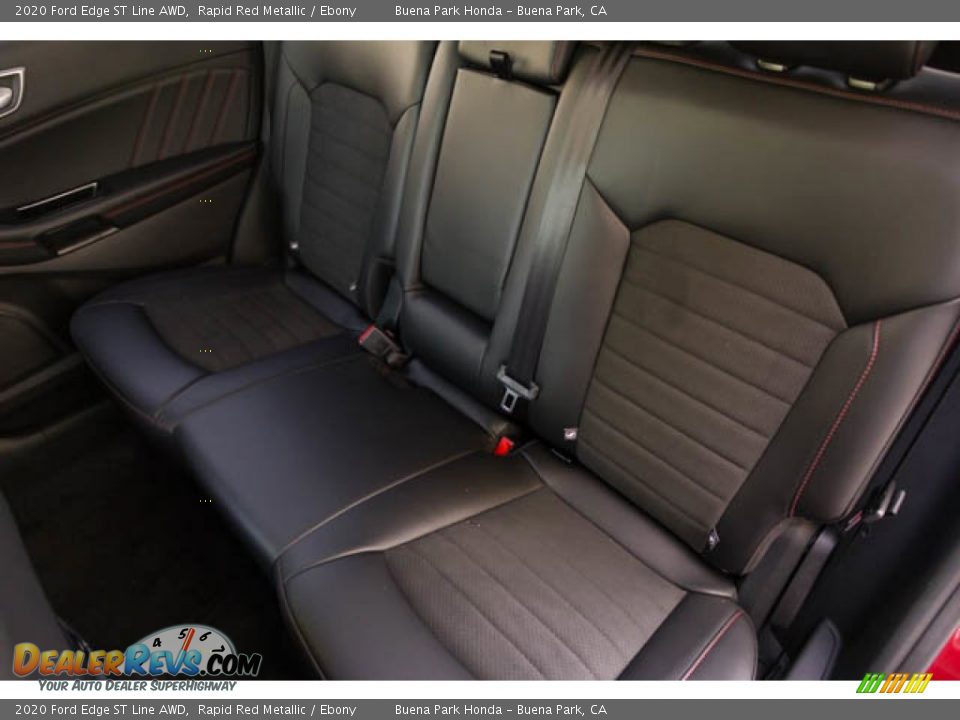 Rear Seat of 2020 Ford Edge ST Line AWD Photo #17