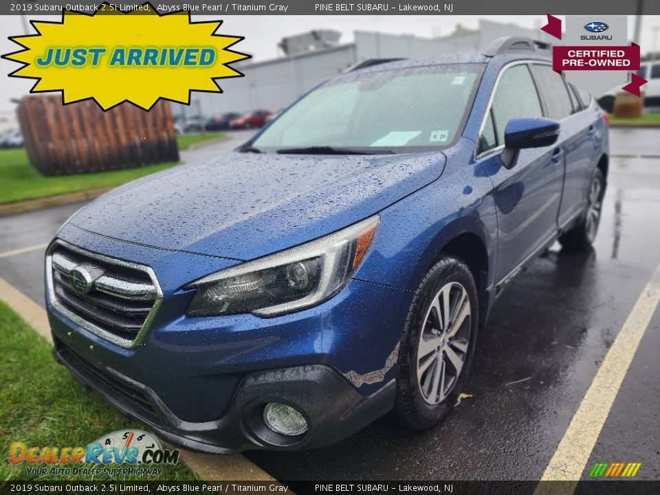 2019 Subaru Outback 2.5i Limited Abyss Blue Pearl / Titanium Gray Photo #1