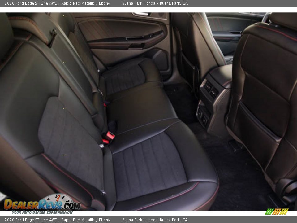 Rear Seat of 2020 Ford Edge ST Line AWD Photo #18