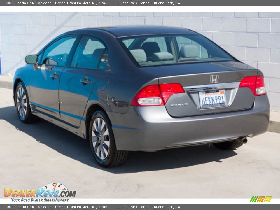 2009 Honda Civic EX Sedan Urban Titanium Metallic / Gray Photo #2