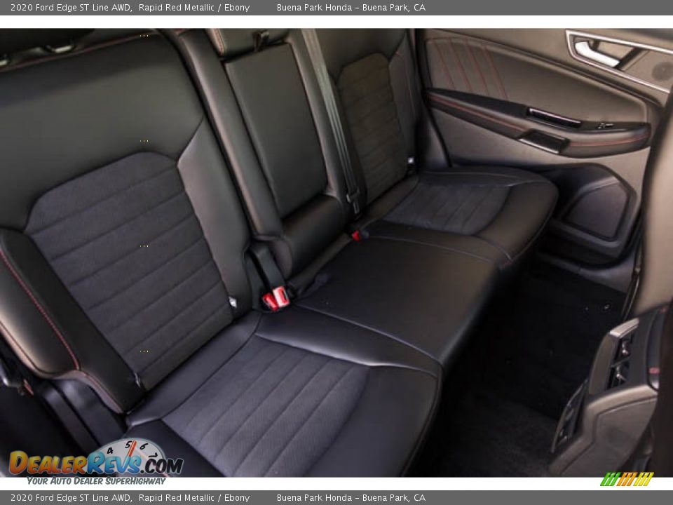 Rear Seat of 2020 Ford Edge ST Line AWD Photo #19