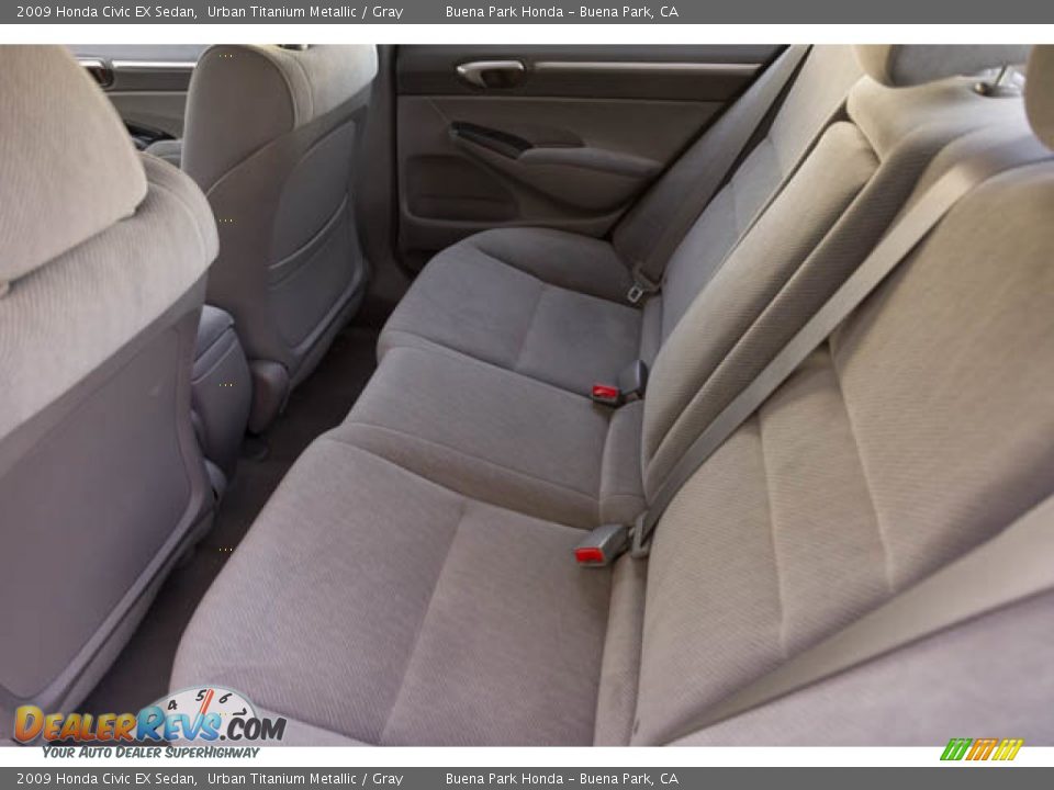 2009 Honda Civic EX Sedan Urban Titanium Metallic / Gray Photo #4