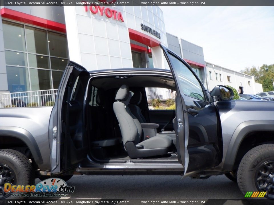 2020 Toyota Tacoma SX Access Cab 4x4 Magnetic Gray Metallic / Cement Photo #6