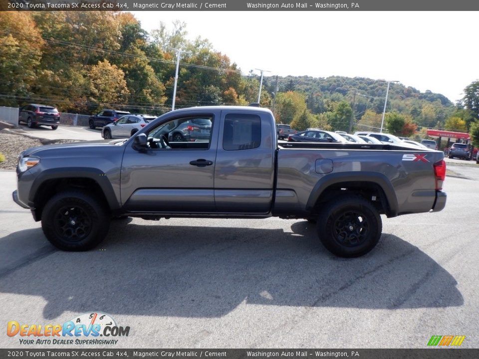 2020 Toyota Tacoma SX Access Cab 4x4 Magnetic Gray Metallic / Cement Photo #9