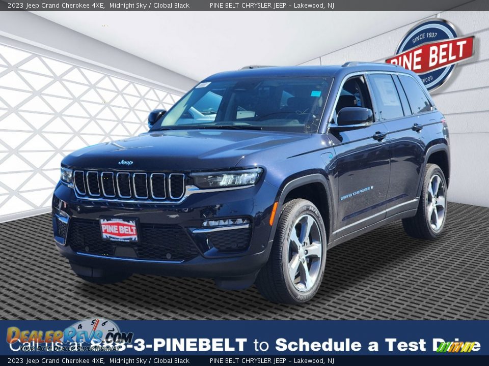 2023 Jeep Grand Cherokee 4XE Midnight Sky / Global Black Photo #1