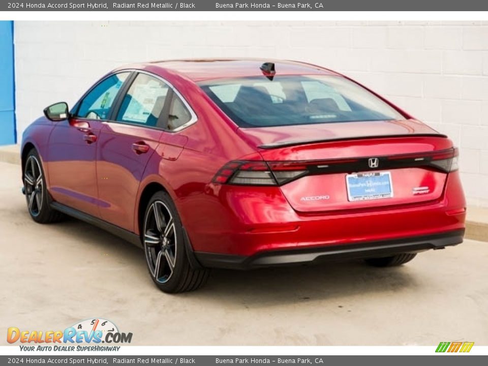 2024 Honda Accord Sport Hybrid Radiant Red Metallic / Black Photo #2