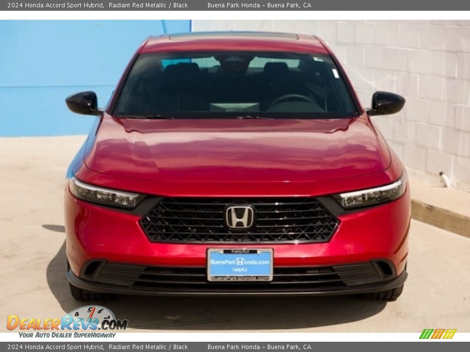 2024 Honda Accord Sport Hybrid Radiant Red Metallic / Black Photo #3