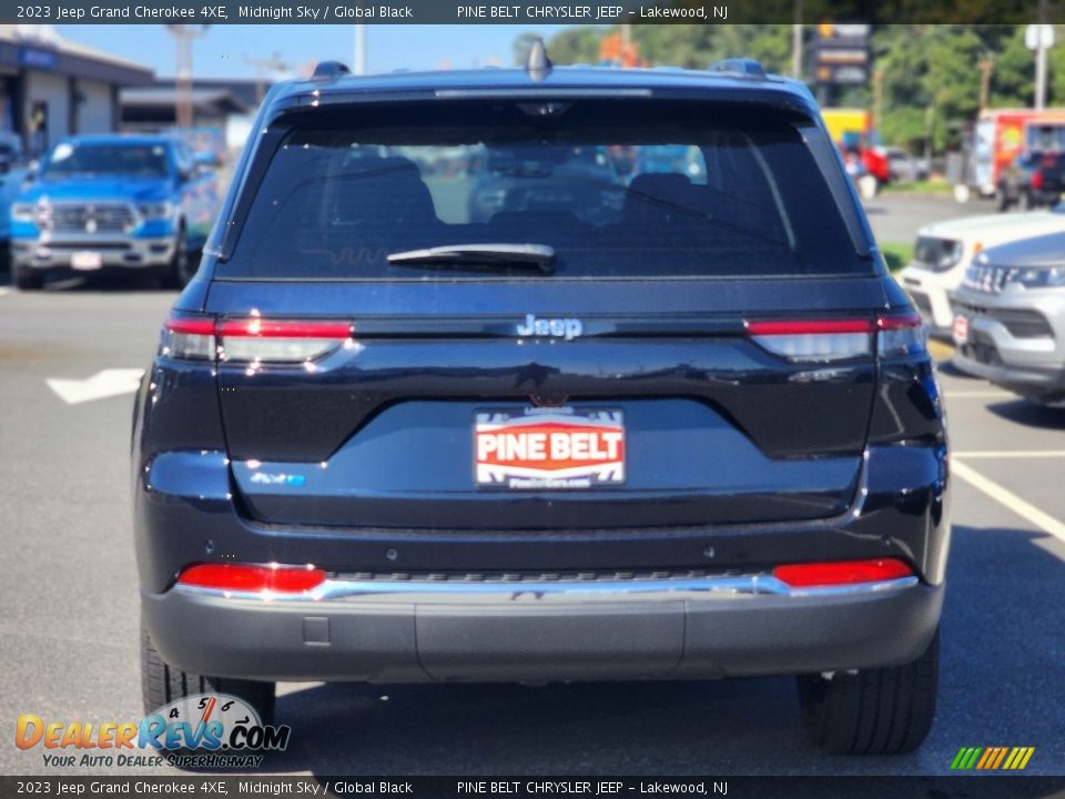 2023 Jeep Grand Cherokee 4XE Midnight Sky / Global Black Photo #6