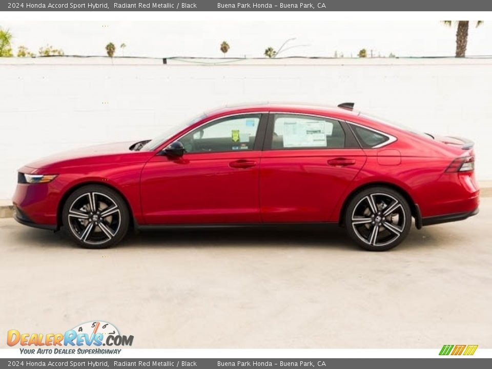 Radiant Red Metallic 2024 Honda Accord Sport Hybrid Photo #6