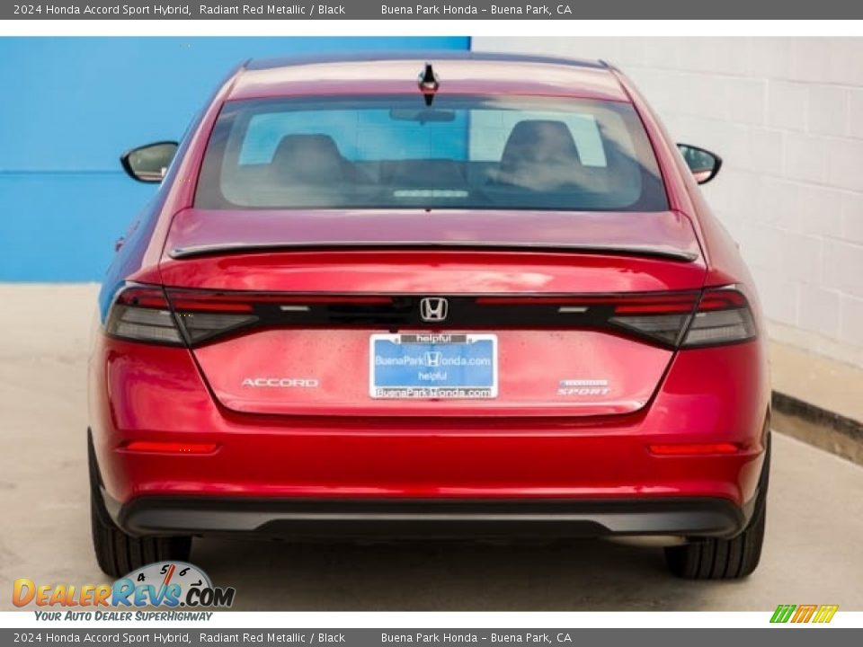 2024 Honda Accord Sport Hybrid Radiant Red Metallic / Black Photo #7