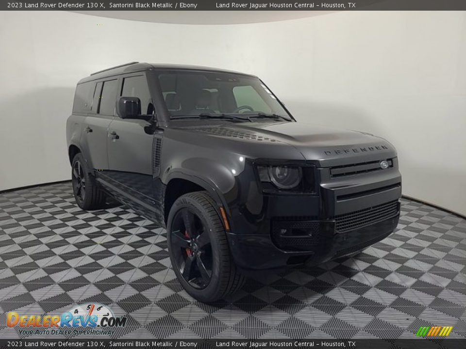 2023 Land Rover Defender 130 X Santorini Black Metallic / Ebony Photo #12