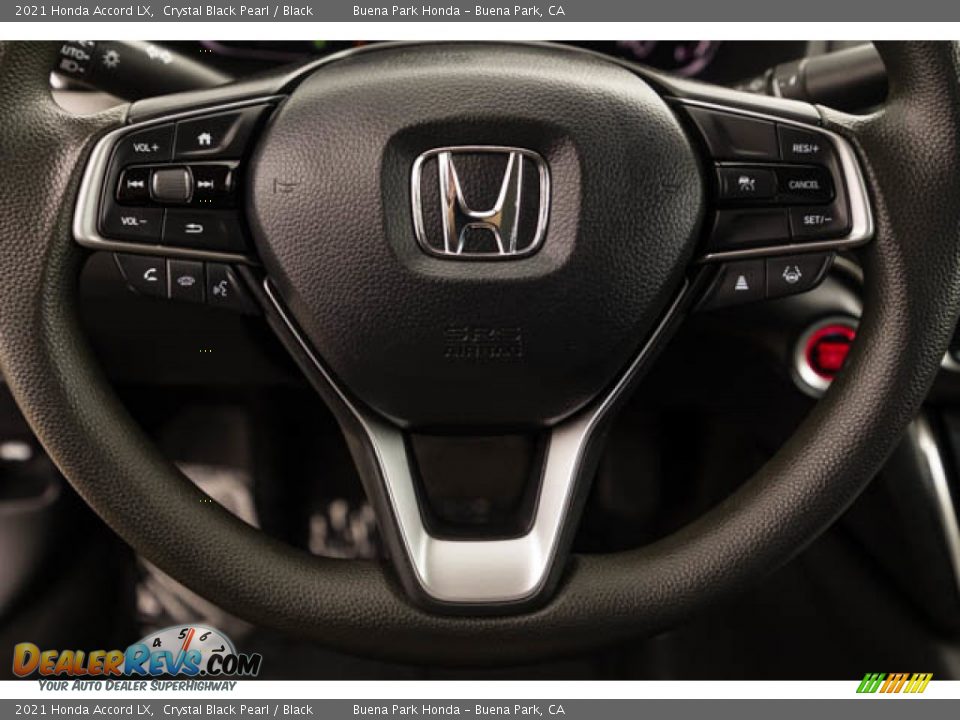 2021 Honda Accord LX Crystal Black Pearl / Black Photo #15