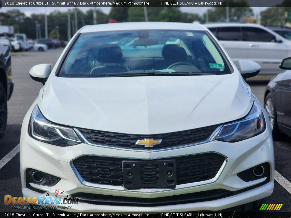 2018 Chevrolet Cruze LT Summit White / Dark Atmosphere/Medium Atmosphere Photo #2