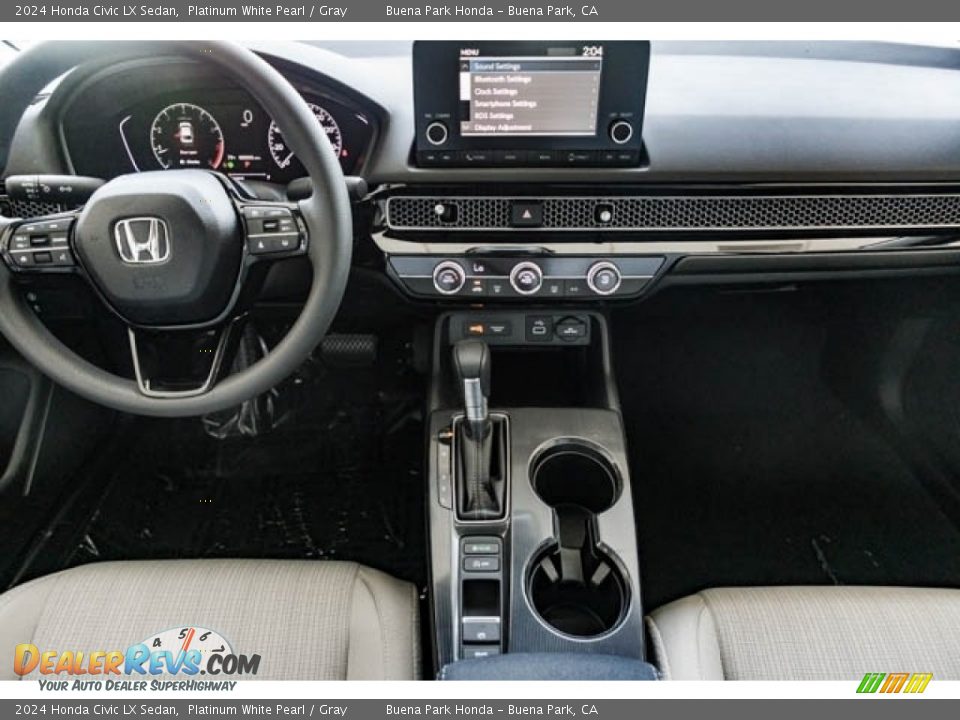 Dashboard of 2024 Honda Civic LX Sedan Photo #17