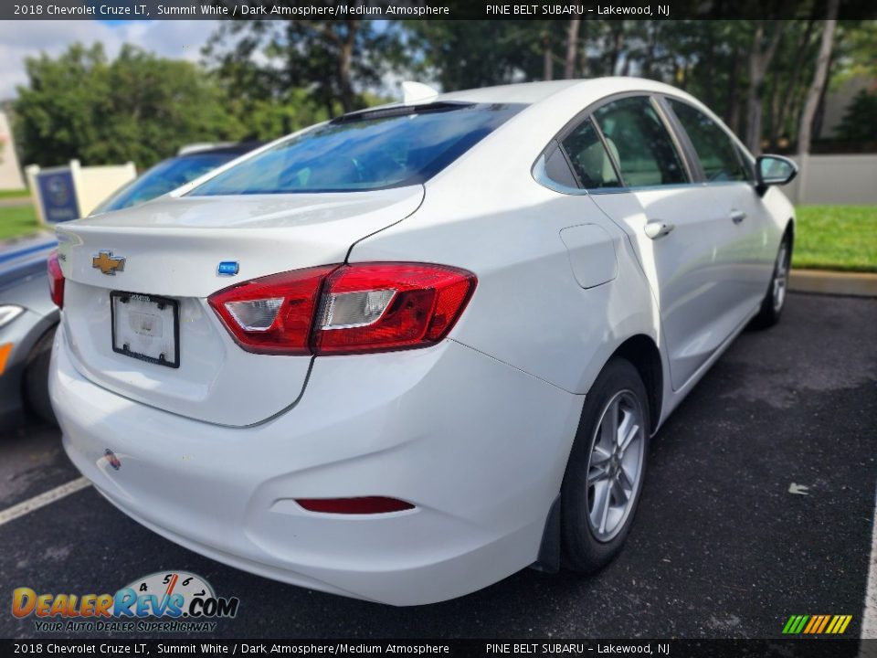 2018 Chevrolet Cruze LT Summit White / Dark Atmosphere/Medium Atmosphere Photo #3