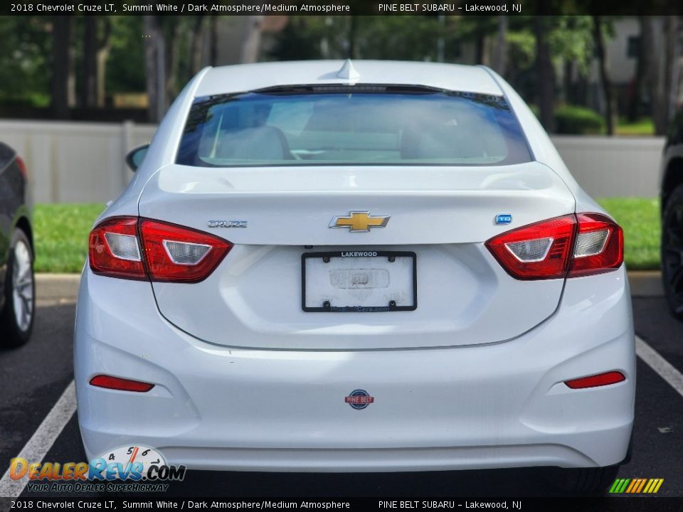 2018 Chevrolet Cruze LT Summit White / Dark Atmosphere/Medium Atmosphere Photo #4