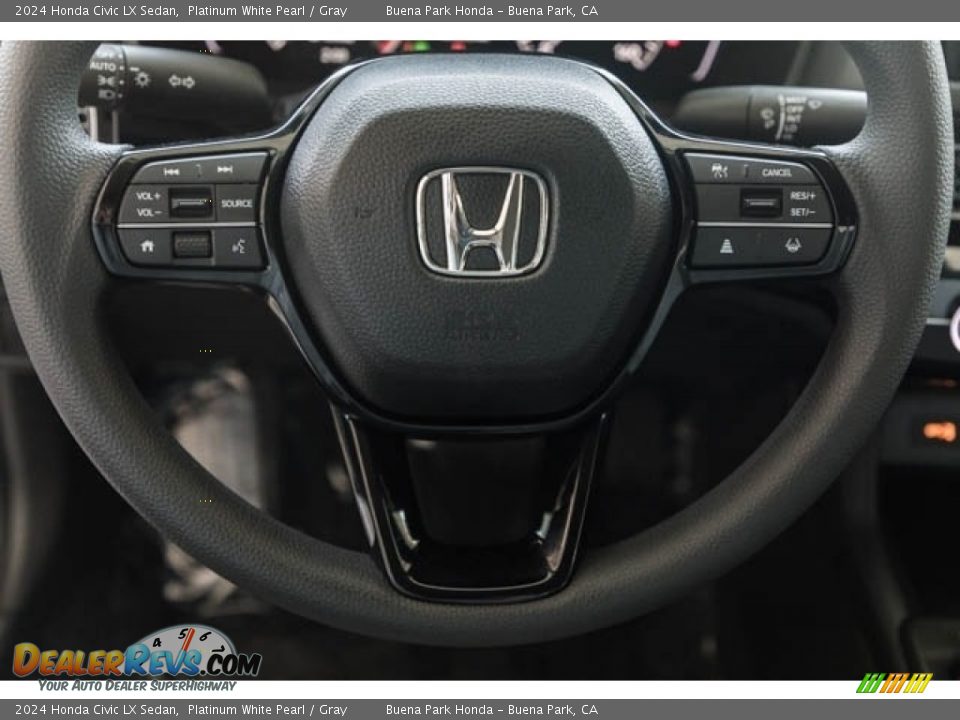 2024 Honda Civic LX Sedan Steering Wheel Photo #19