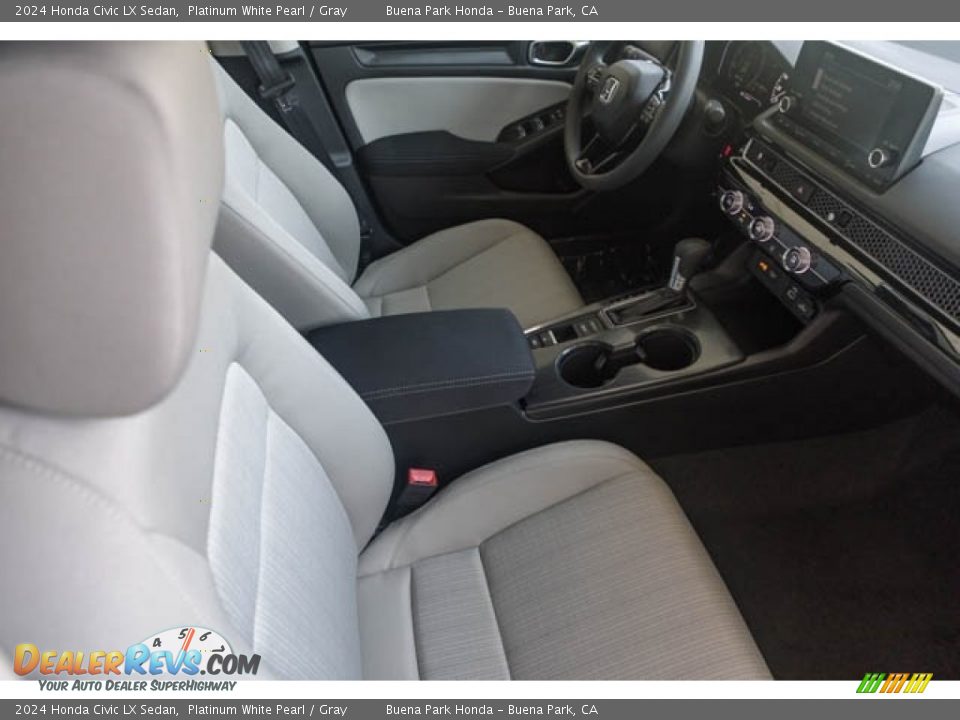 Front Seat of 2024 Honda Civic LX Sedan Photo #29