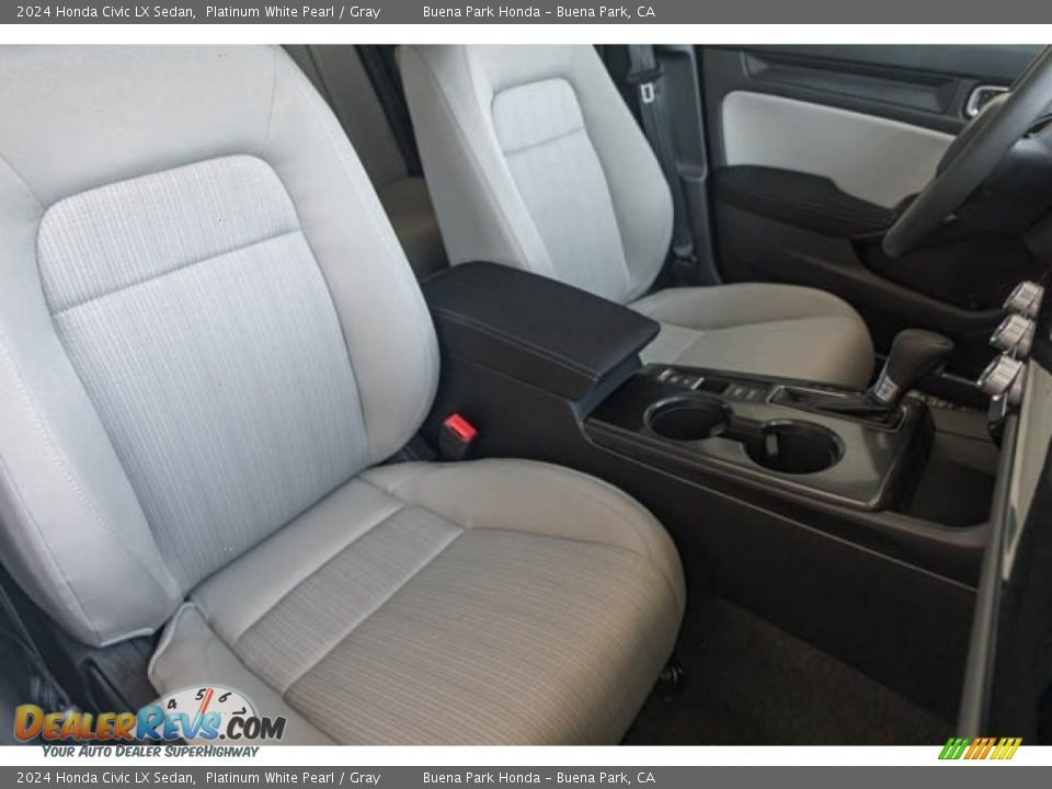 Front Seat of 2024 Honda Civic LX Sedan Photo #30