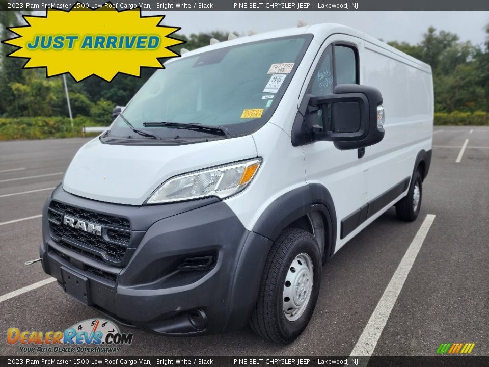 2023 Ram ProMaster 1500 Low Roof Cargo Van Bright White / Black Photo #1