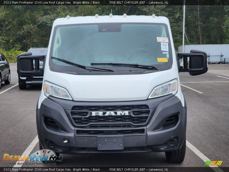 2023 Ram ProMaster 1500 Low Roof Cargo Van Bright White / Black Photo #2