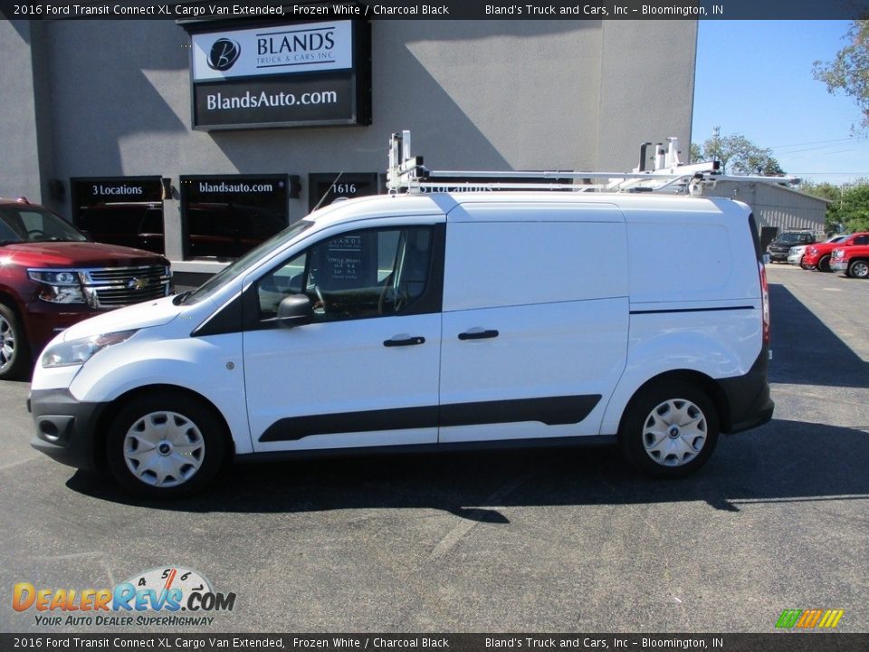 2016 Ford Transit Connect XL Cargo Van Extended Frozen White / Charcoal Black Photo #1