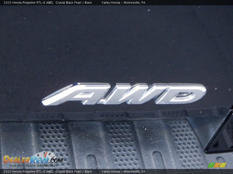 2020 Honda Ridgeline RTL-E AWD Crystal Black Pearl / Black Photo #7