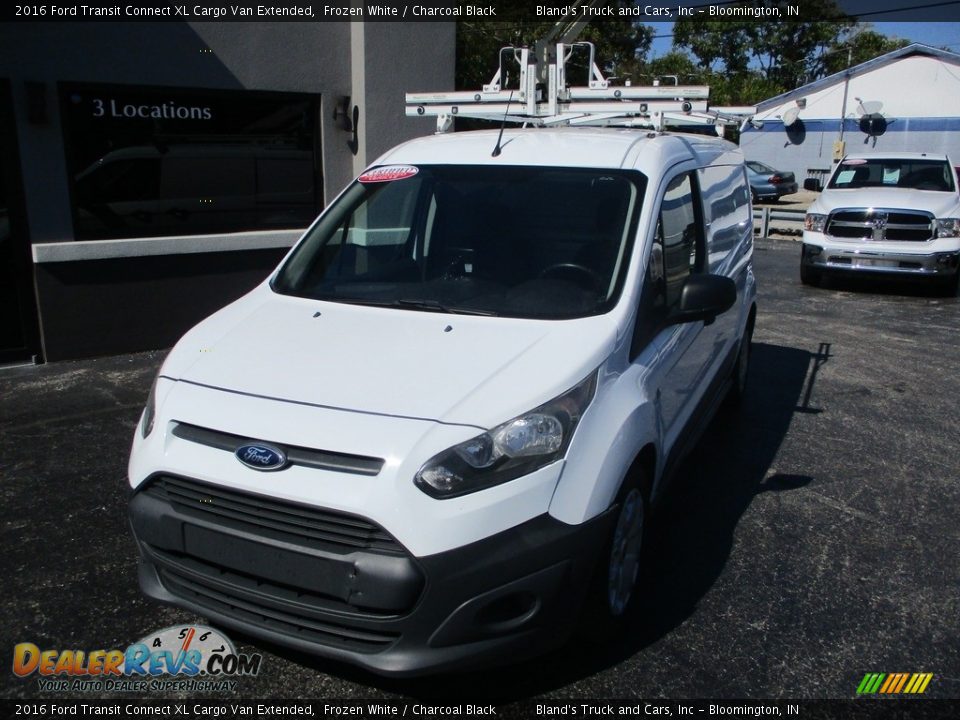 2016 Ford Transit Connect XL Cargo Van Extended Frozen White / Charcoal Black Photo #2