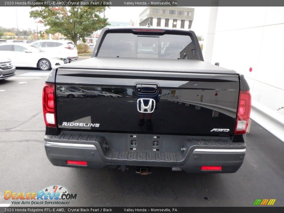 2020 Honda Ridgeline RTL-E AWD Crystal Black Pearl / Black Photo #8