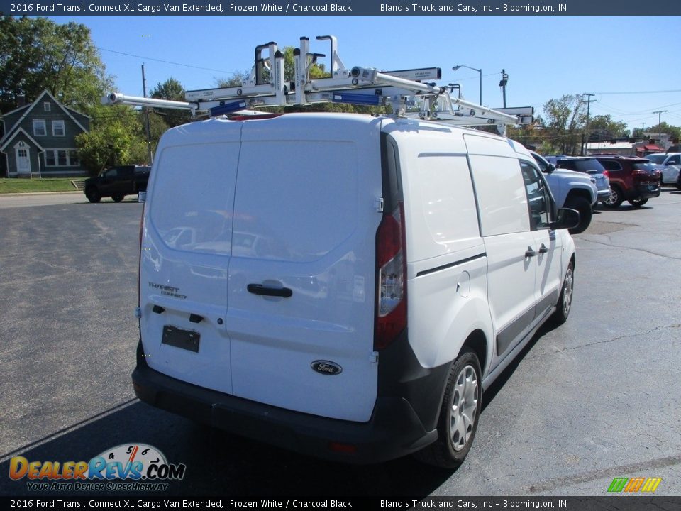 2016 Ford Transit Connect XL Cargo Van Extended Frozen White / Charcoal Black Photo #4