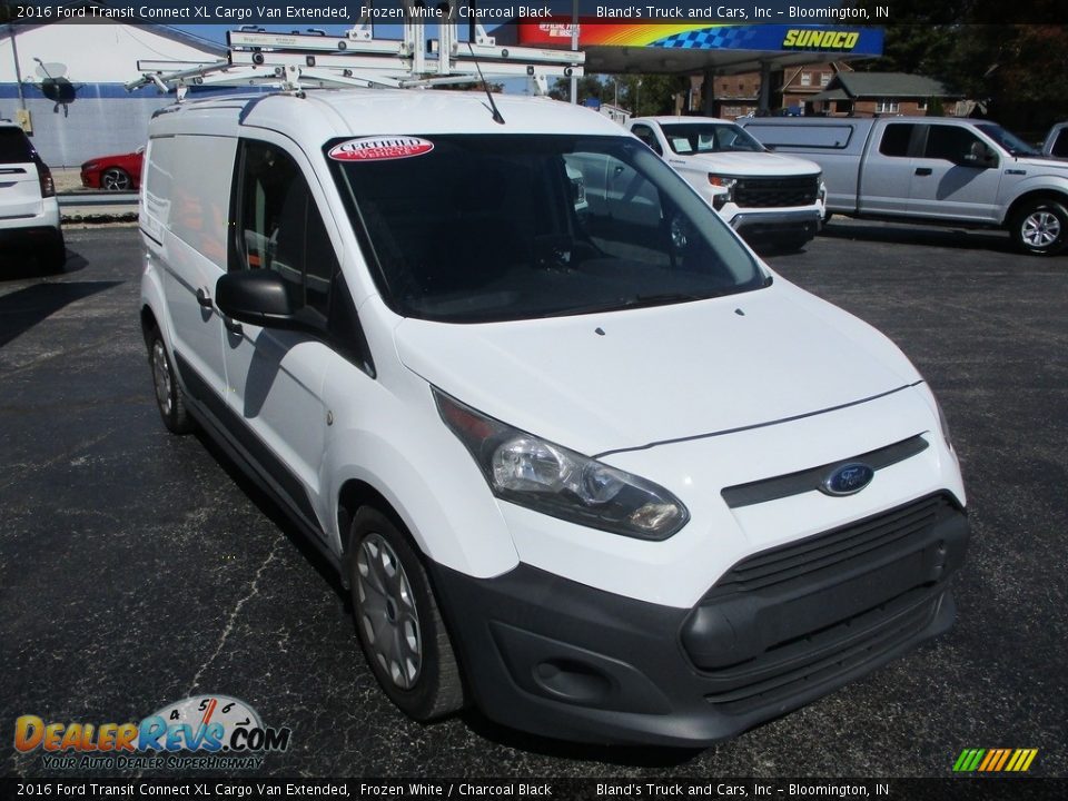 2016 Ford Transit Connect XL Cargo Van Extended Frozen White / Charcoal Black Photo #6