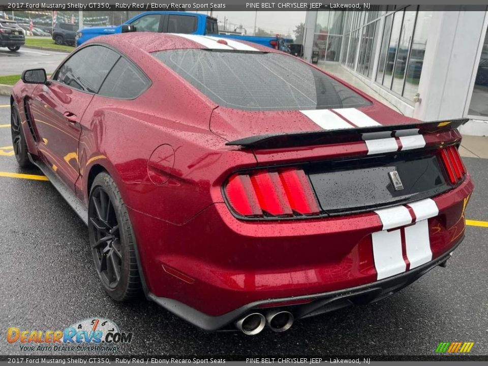 Ruby Red 2017 Ford Mustang Shelby GT350 Photo #3