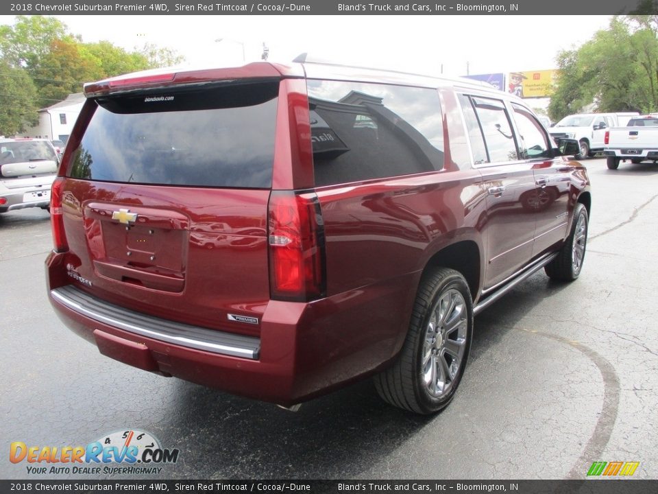 2018 Chevrolet Suburban Premier 4WD Siren Red Tintcoat / Cocoa/­Dune Photo #4