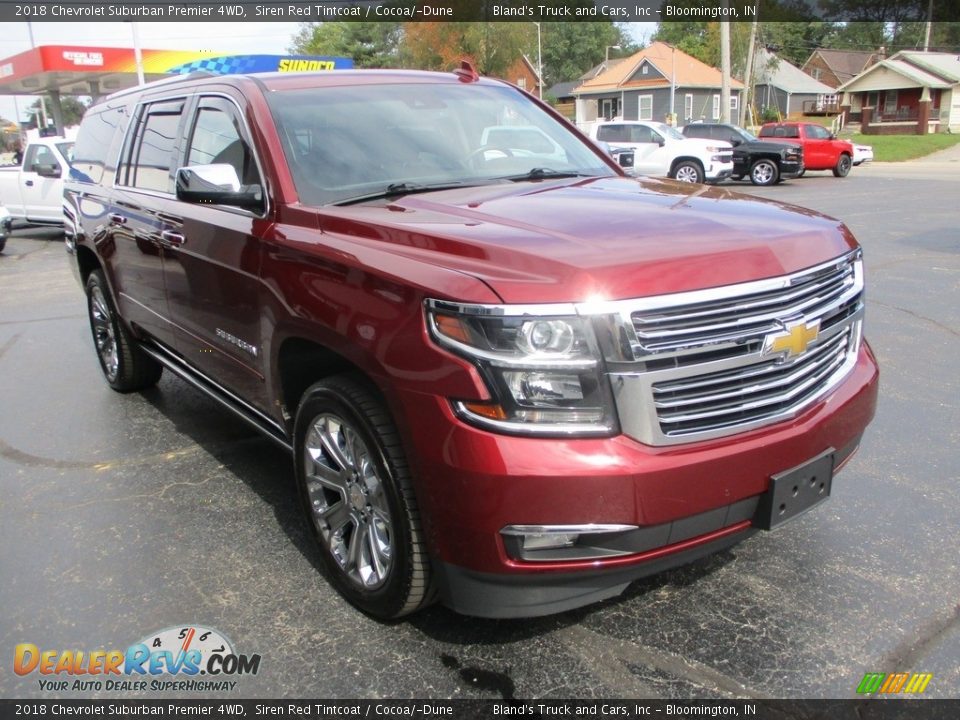 2018 Chevrolet Suburban Premier 4WD Siren Red Tintcoat / Cocoa/­Dune Photo #5