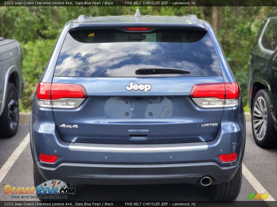 2020 Jeep Grand Cherokee Limited 4x4 Slate Blue Pearl / Black Photo #4