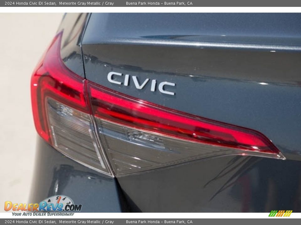 2024 Honda Civic EX Sedan Meteorite Gray Metallic / Gray Photo #6
