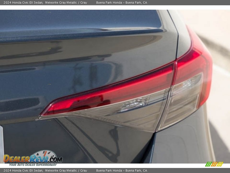 2024 Honda Civic EX Sedan Meteorite Gray Metallic / Gray Photo #7