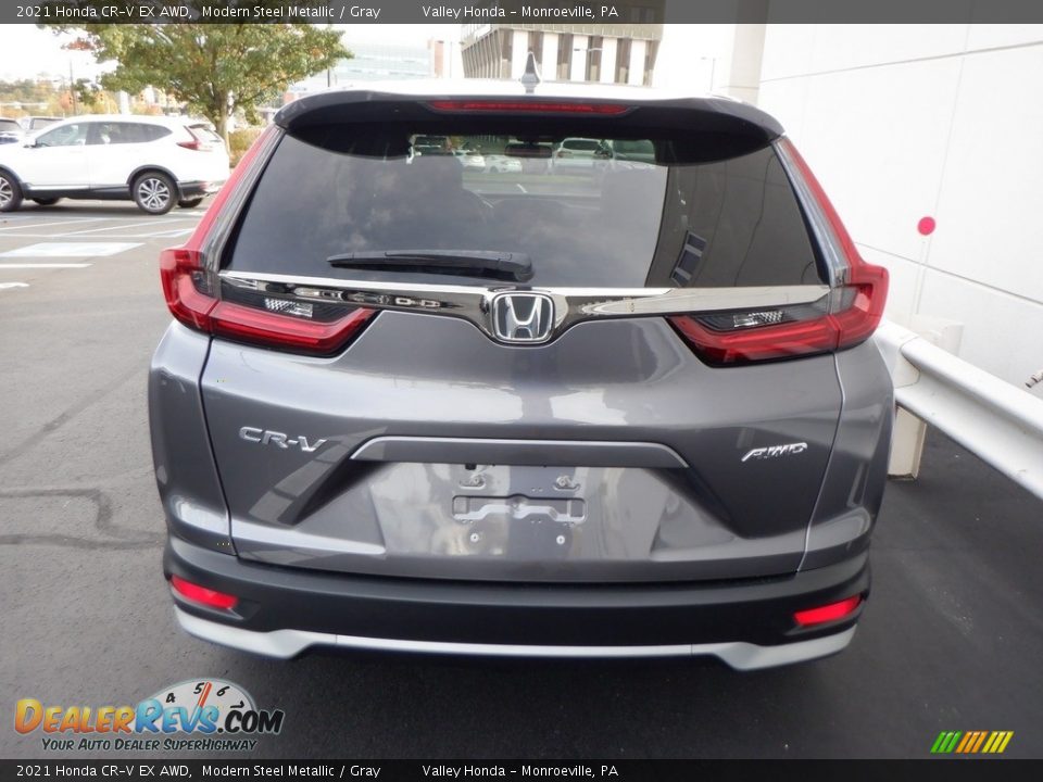 2021 Honda CR-V EX AWD Modern Steel Metallic / Gray Photo #5