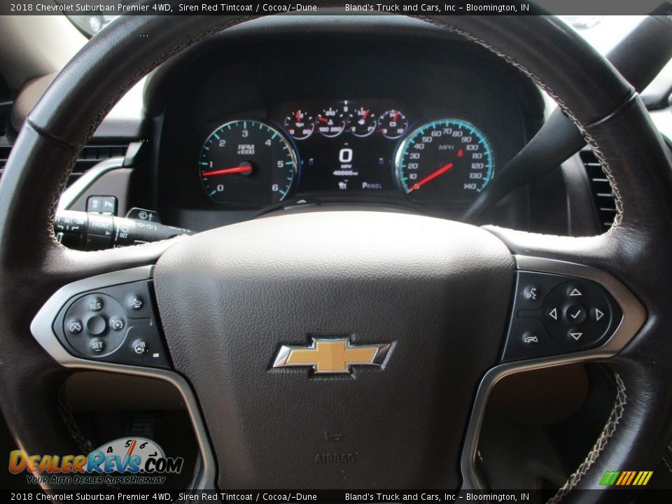 2018 Chevrolet Suburban Premier 4WD Siren Red Tintcoat / Cocoa/­Dune Photo #20