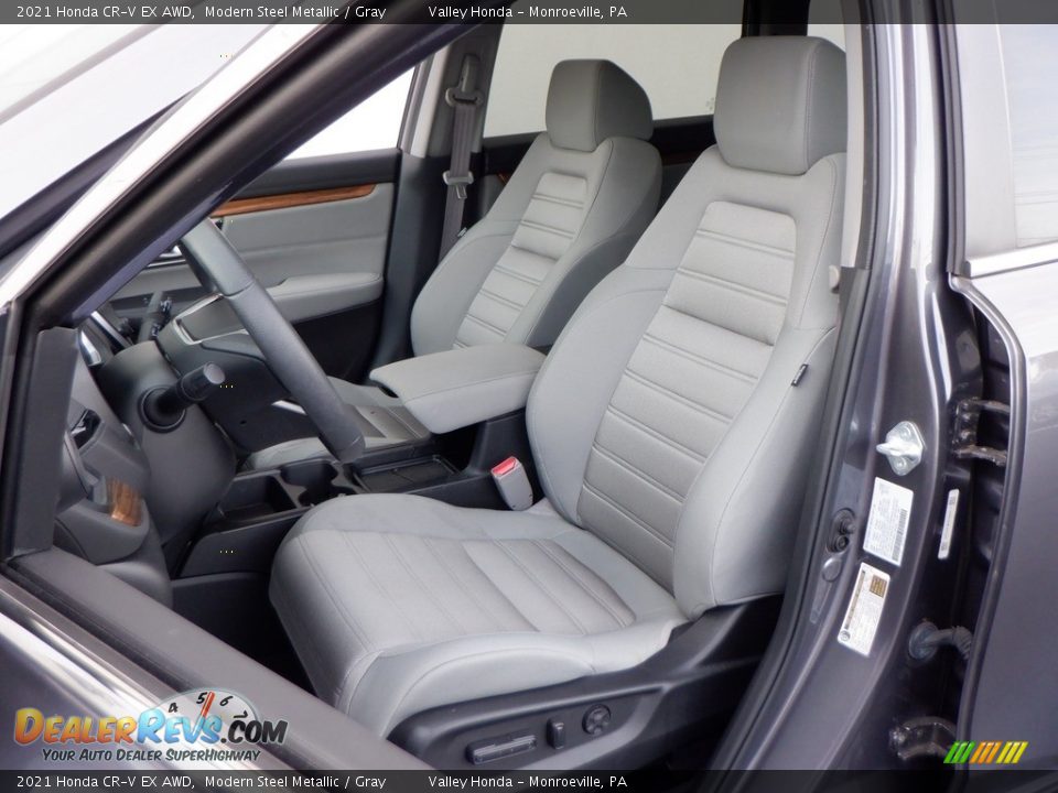Front Seat of 2021 Honda CR-V EX AWD Photo #11