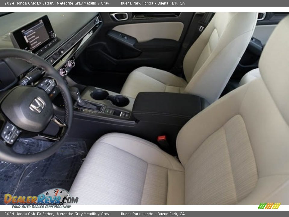 Front Seat of 2024 Honda Civic EX Sedan Photo #15
