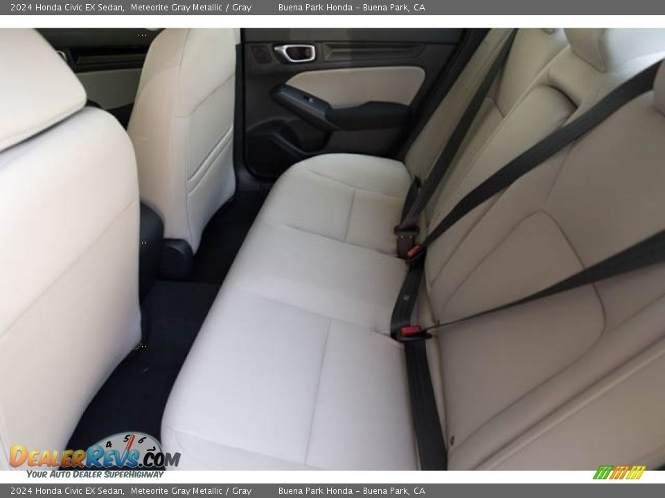 Rear Seat of 2024 Honda Civic EX Sedan Photo #16
