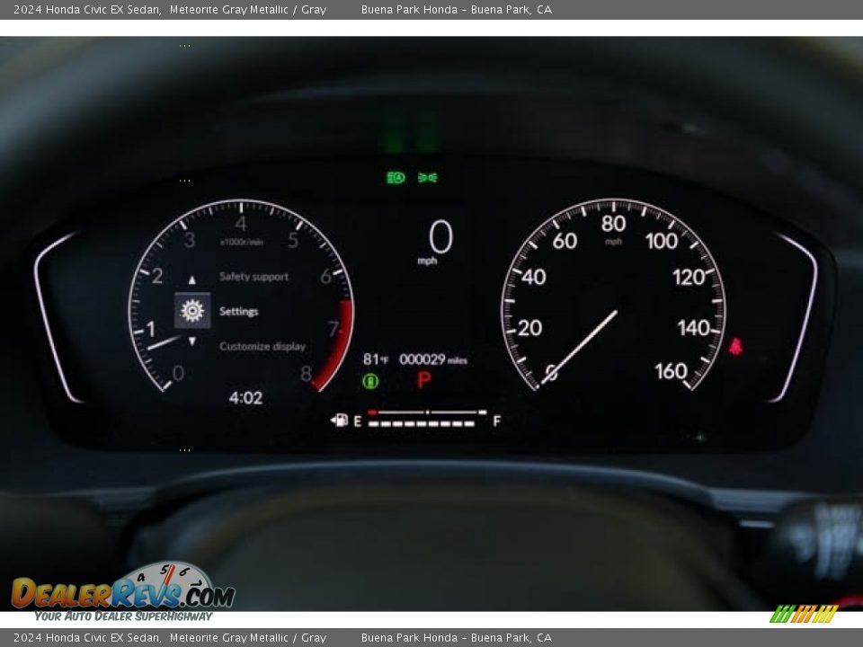 2024 Honda Civic EX Sedan Gauges Photo #18