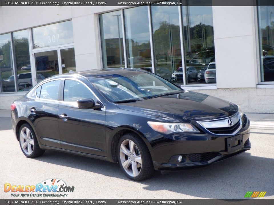 2014 Acura ILX 2.0L Technology Crystal Black Pearl / Ebony Photo #1