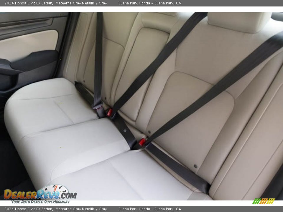 Rear Seat of 2024 Honda Civic EX Sedan Photo #26