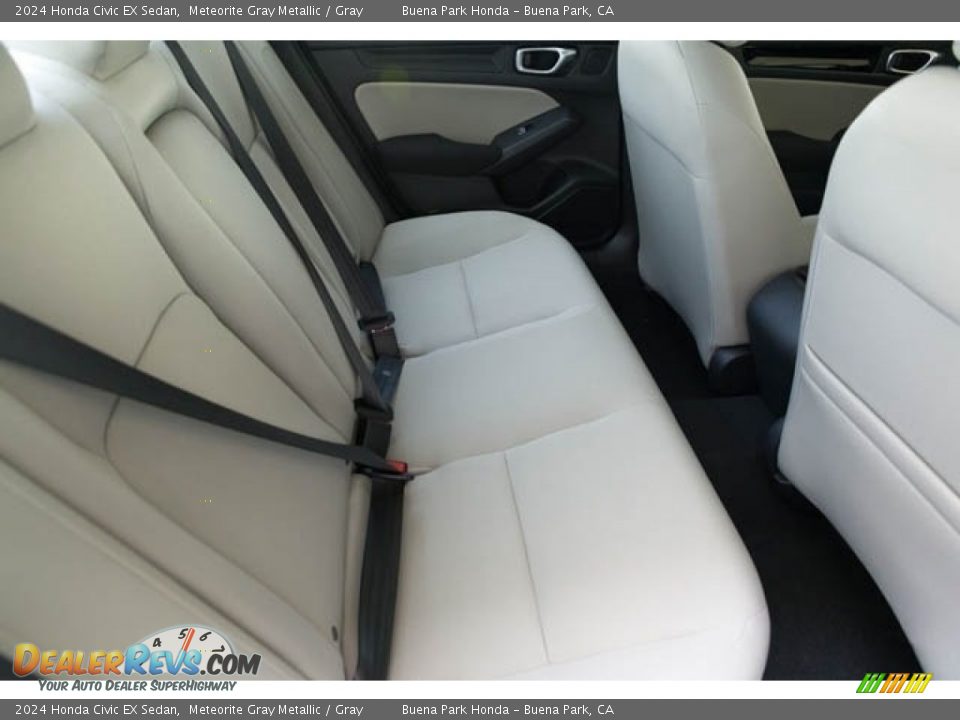 Rear Seat of 2024 Honda Civic EX Sedan Photo #27