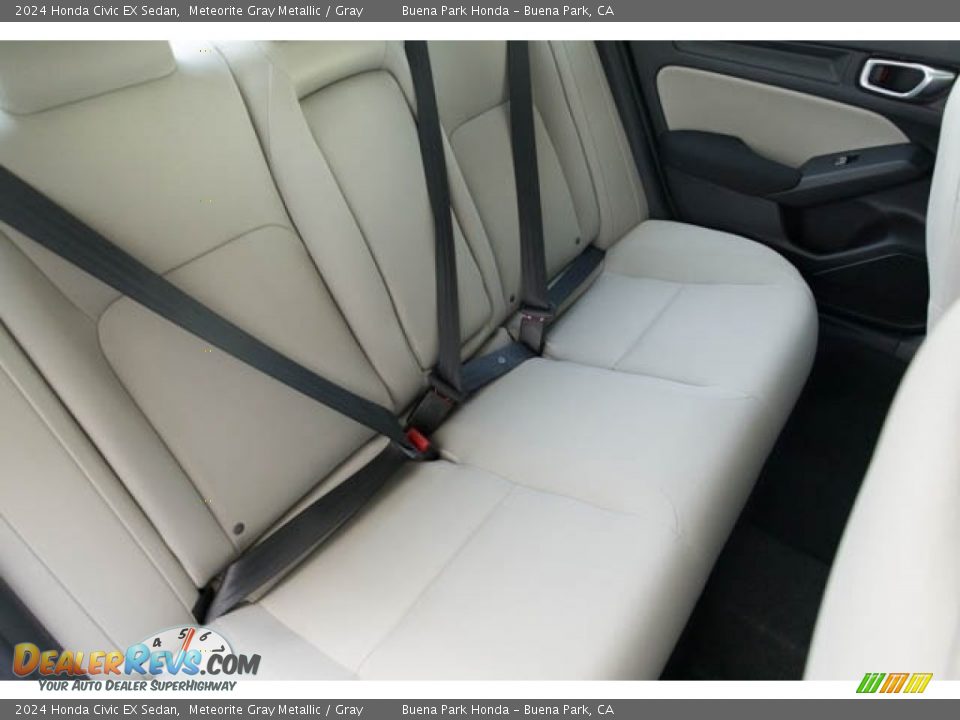 Rear Seat of 2024 Honda Civic EX Sedan Photo #28